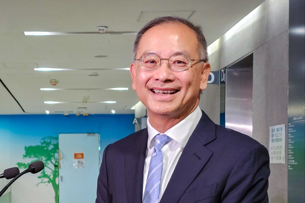 Hong Kong Monetary Authority CEO Eddie Yue Wai-man, pictured at a media briefing on November 4, 2024. Photo: Enoch Yiu