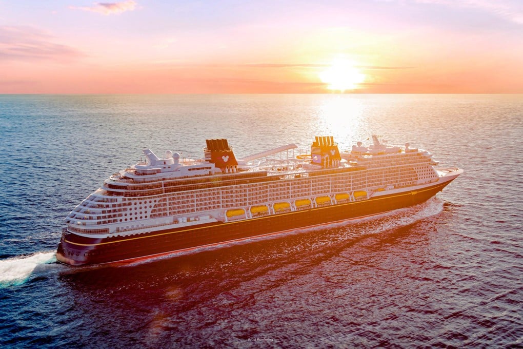 Disney Cruise Line’s ship the Disney Wish in Germany, 2022. By 2031, the company will have 13 ships, up from its current five. Photo: TNS