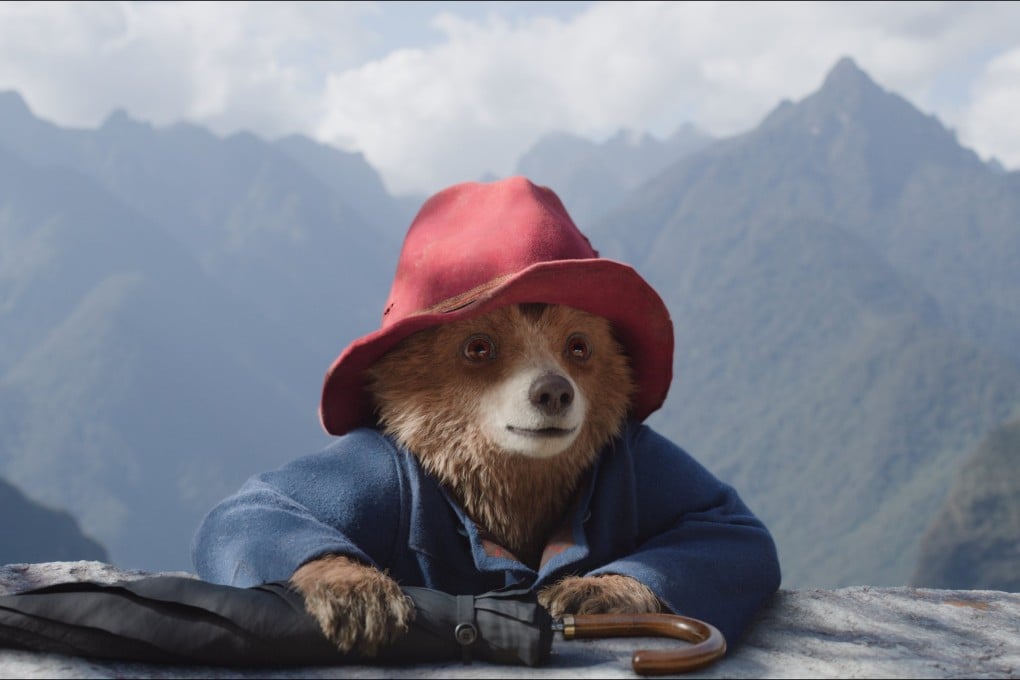 A still from Paddington in Peru, the third film in a series that mixes live action with computer-generated imagery. Hugh Bonneville, Emily Mortimer and Julie Walters star, with Ben Whishaw voicing Paddington. Dougal Wilson directs.