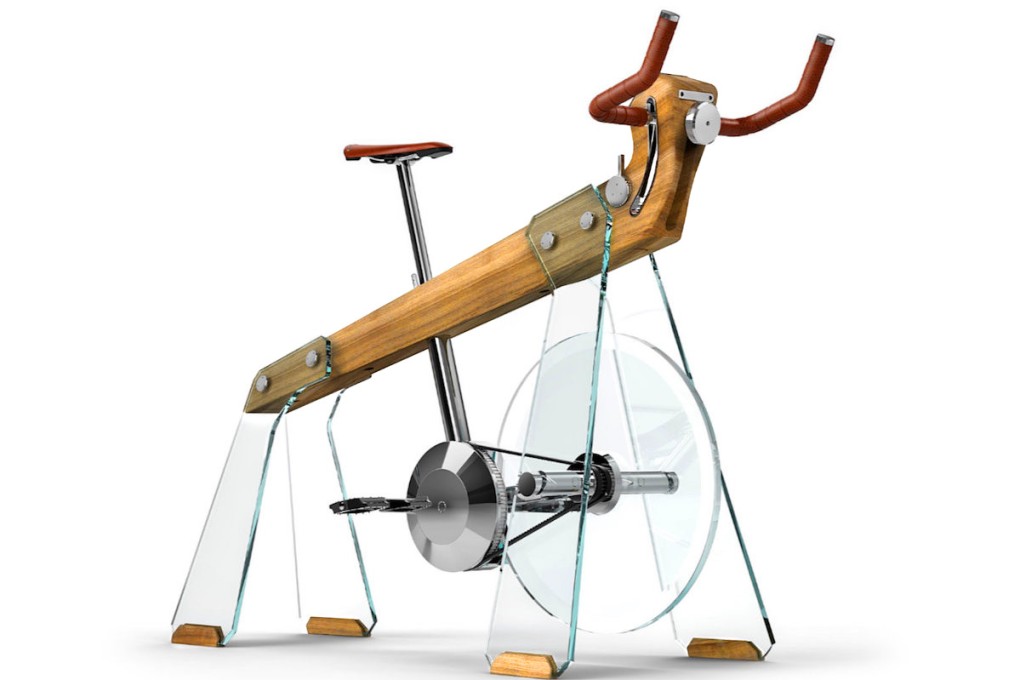 Adriano Design’s Fuoripista interactive stationary bike will feature in the “SaloneSatellite Permanent Collection 1998-2024” exhibition at the West Kowloon Cultural District’s Arts Pavilion in November. Photo: Designworks Foundation