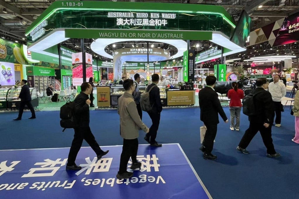 An Australian exhibitor at the CIIE. Photo: Daniel Ren