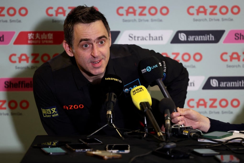 Ronnie O’Sullivan clearly enjoys his time in China. Photo: Reuters