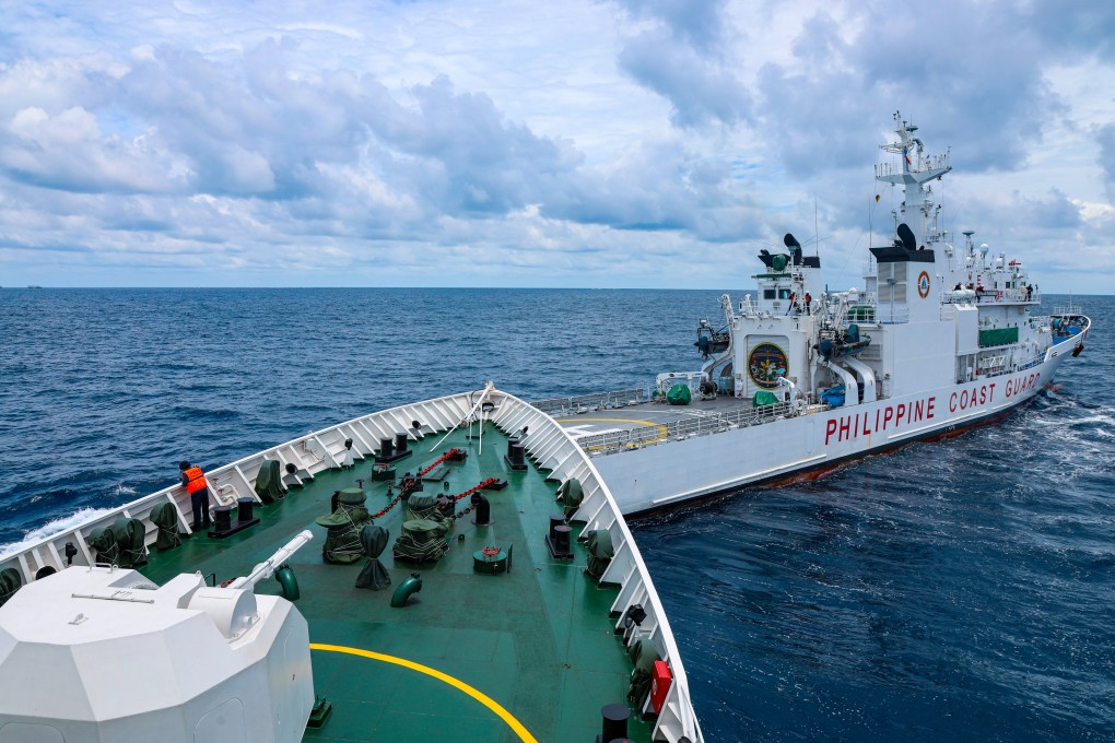 A collision between Chinese and Philippine coastguard ships, one of a series of clashes this year. Photo: Xinhua