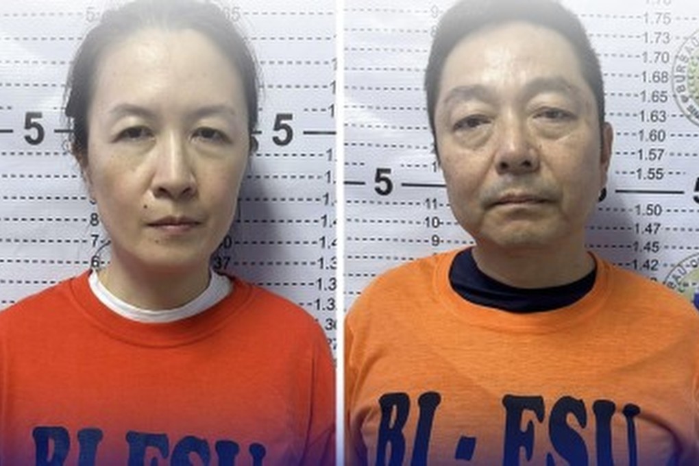 Su Yan (left) and Hui Chi-lam will be  deported, the Bureau of Immigration says. Photo: Philippine News Agency
