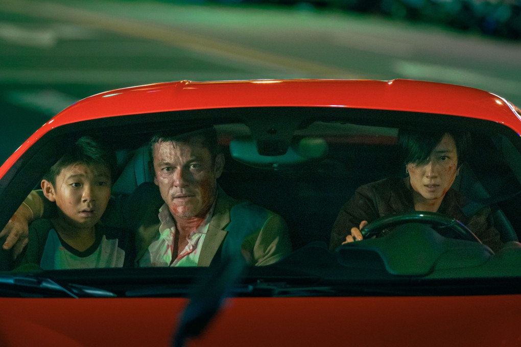 Wyatt Yang, Luke Evans and Gwei Lun-mei in a still from Weekend in Taipei (category TBC), co-starring Sung Kang and directed by George Huang.