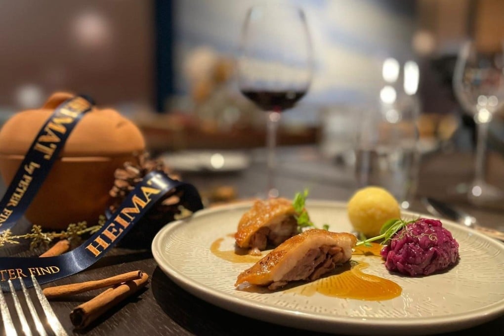 Chef Peter Find is serving traditional German roast goose dish at Heimat in Hong Kong, one of our go-to restaurants and bars this weekend. Photo: Heimat