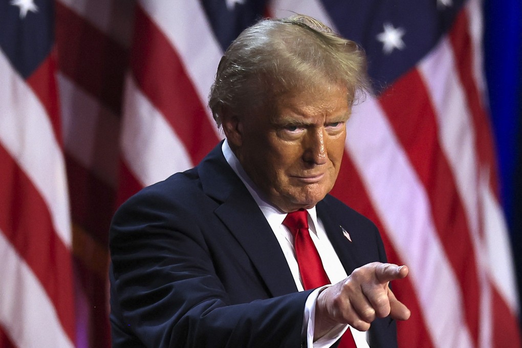 Donald Trump at a post-election rally in Florida. Photo: Reuters