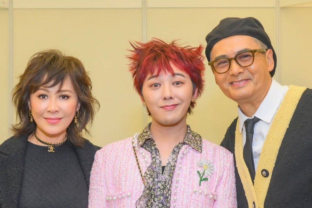 Stars gather for the Chanel show (from left): Carina Lau,  South Korean pop star G-Dragon and Chow Yun-fat. Photo: Instagram/carinalau1208