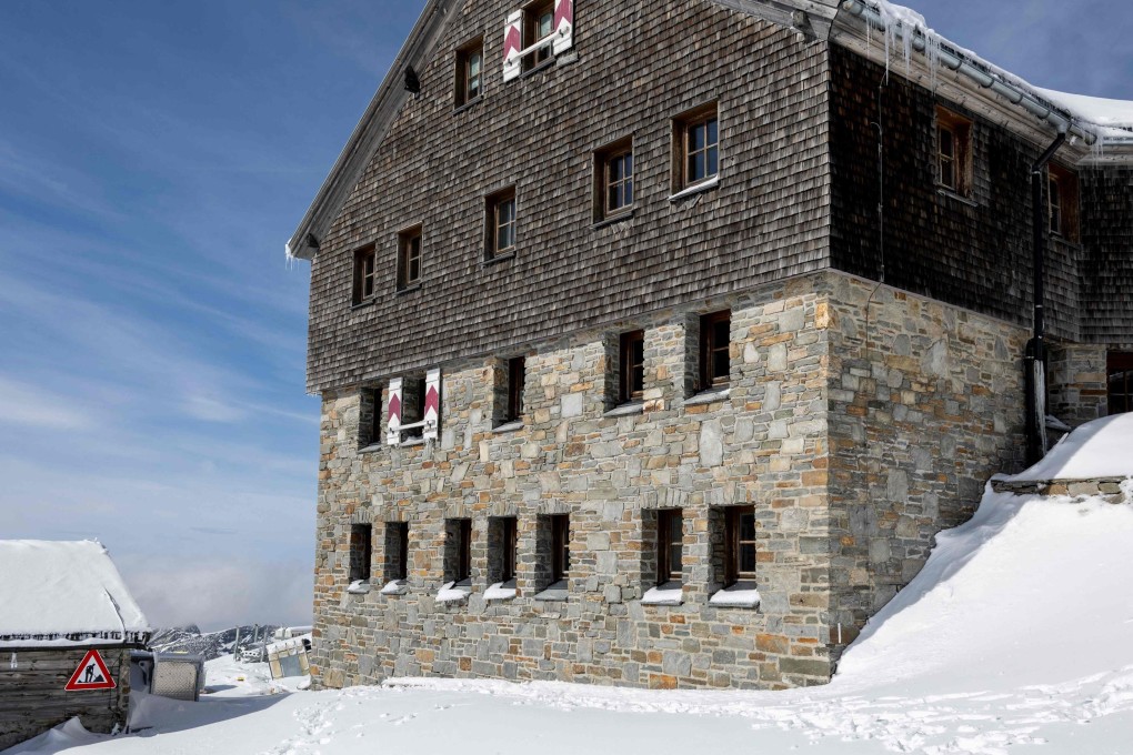 The Zittel hut atop the Hoher Sonnblick moutain in the Austrian Alps is being damaged by thawing permafrost. Many such huts, and mountain trails, are crumbling, which is bad news for a country reliant on alpine tourism. Photo: AFP