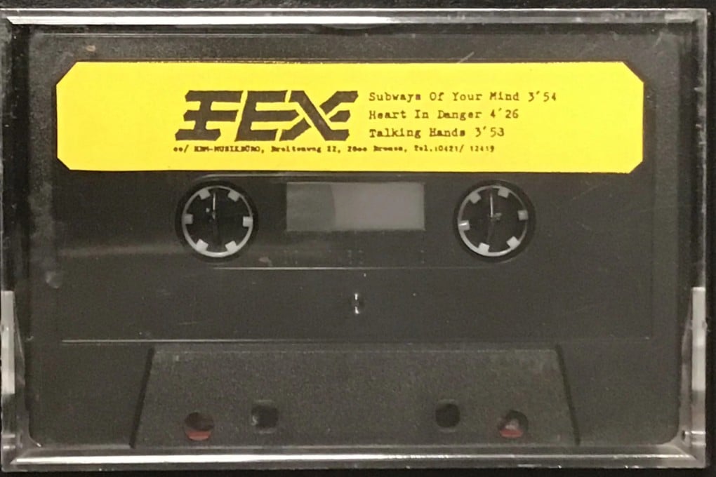 A cassette by 1980s German band FEX including the track “Subways of Your Mind”, identified this week as the mystery song internet users had being trying to trace for 17 years. Photo: Reddit/marjin1412