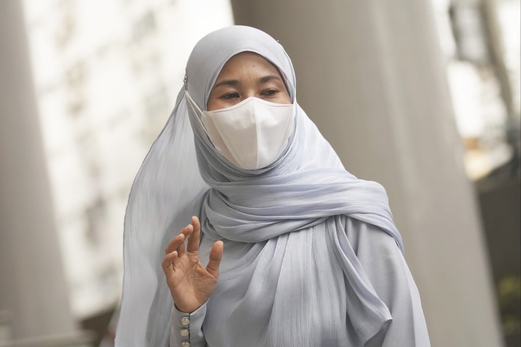 Wanna Suansan leaves the Bangkok South Criminal Court on Thursday. Photo: AP