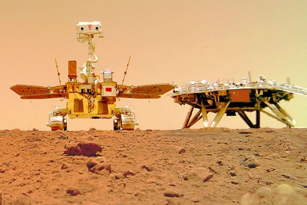 China’s Zhurong rover is part of the country’s Tianwen-1 mission to Mars. Photo: EPA-EFE