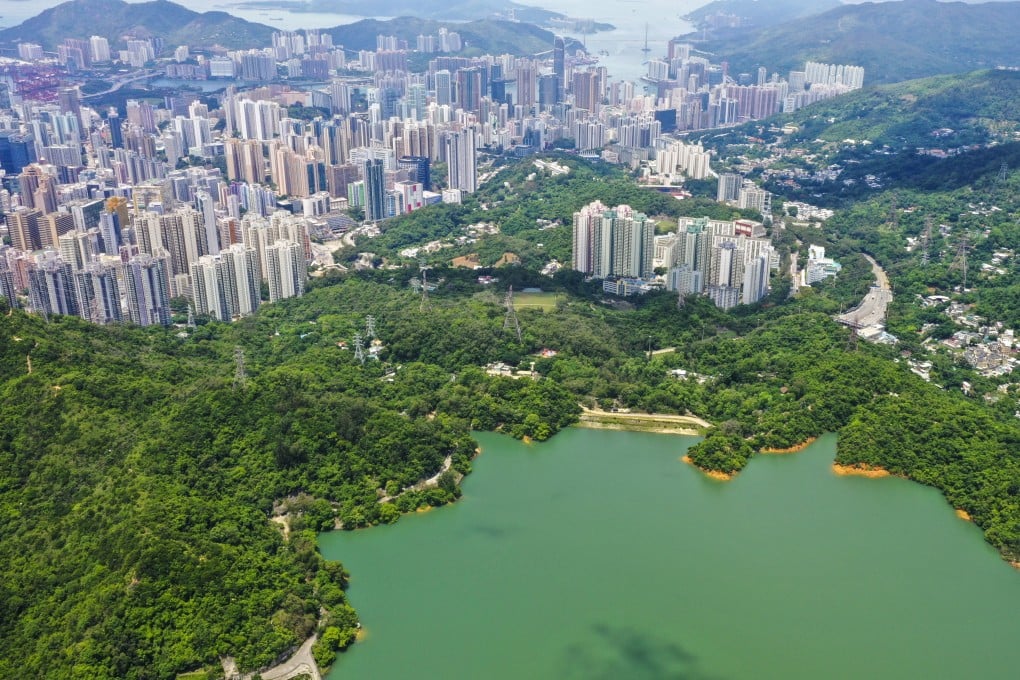 Shing Mun Reservoir. An elderly resident has been hospitalised while hiking to the reservoir. Photo: Felix Wong