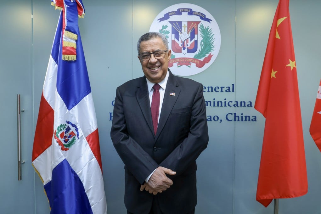 Eduardo Pelagio Alvarez Hernandez, the consul general of the Dominican Republic, says Hong Kong can use his country as a base to access Latin America. Photo: Jonathan Wong