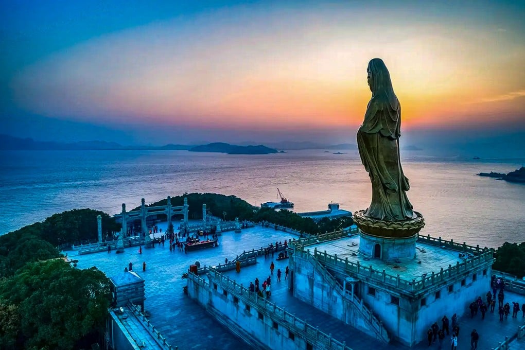 Mount Putuo in the mainland Chinese city of Zhoushan. Photo: Facebook