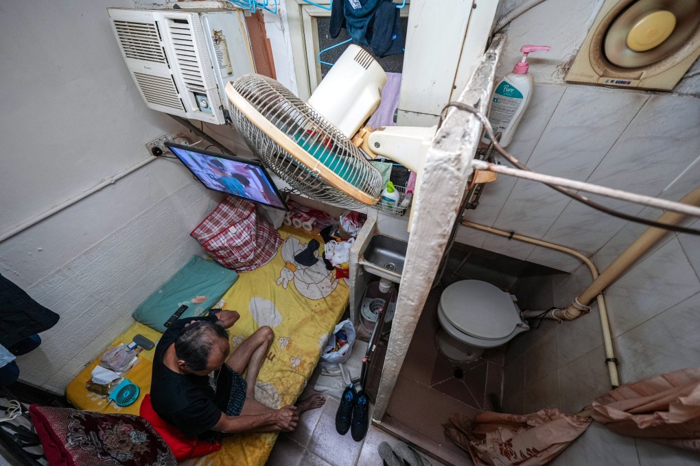A 50 sq ft subdivided flat in Sham Shui Po. Photo: Eugene Lee
