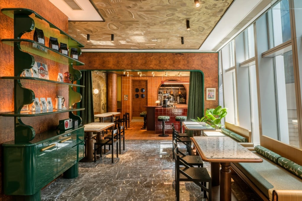 Coffeelin in LHT Tower, Central, Hong Kong designed by JJ Acuna of Bespoke Studio. Photo: Steven Ko