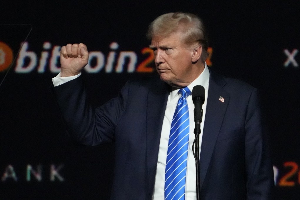 Donald Trump speaks at the Bitcoin 2024 Conference in Nashville, Tennessee in July. Photo: AP Photo