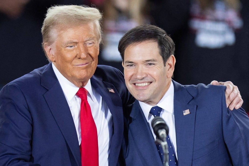 Donald Trump and US Senator Marco Rubio on the campaign trail. Photo: AFP