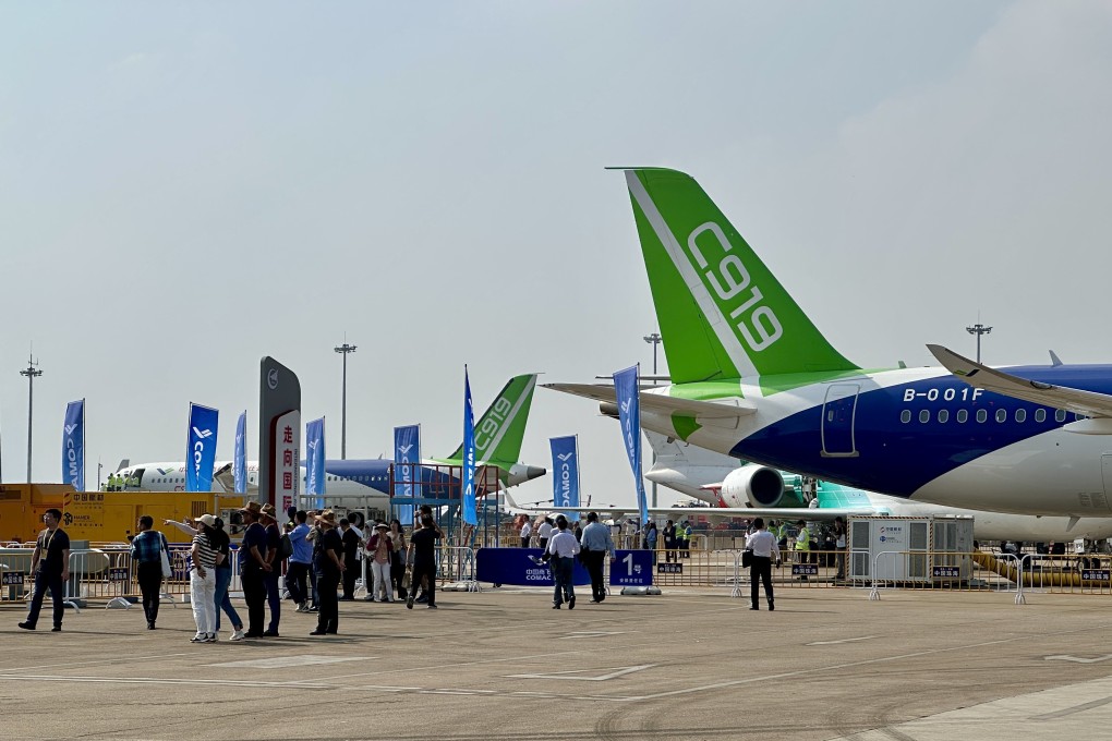 China’s Comac brought several of its planes to the Zhuhai air show, including the renamed C909. Photo: Frank Chen