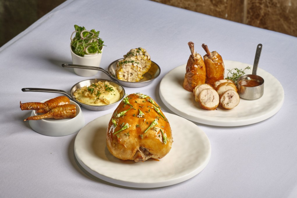 The whole roast chicken at The Albion by Kirk Westaway, the British chef’s new restaurant in Ho Chi Minh City, Vietnam. Photo: The Albion