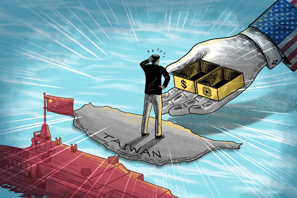 Taiwan might face impossible expectations from US president-elect who has called for the island to drastically increase military spending. Illustration: Lau Ka-kuen