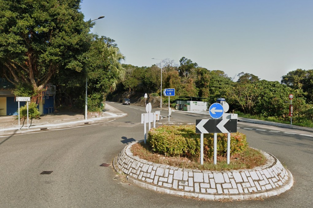 A roundabout on Clear Water Bay Road near Tai Au Mun Village in Sai Kung. Photo: Google Maps