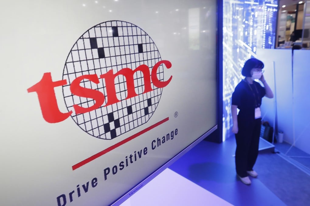 The logo of TSMC seen during the Taiwan Innotech Expo at the World Trade Centre in Taipei, Taiwan, Oct. 14, 2022. Photo: AP