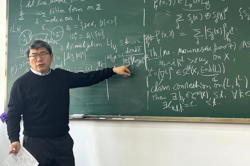 Chinese mathematician Xiaonan Ma is returning to China after decades in Europe to take up a chair professorship at Nankai University in Tianjin. Photo: Wuhan University