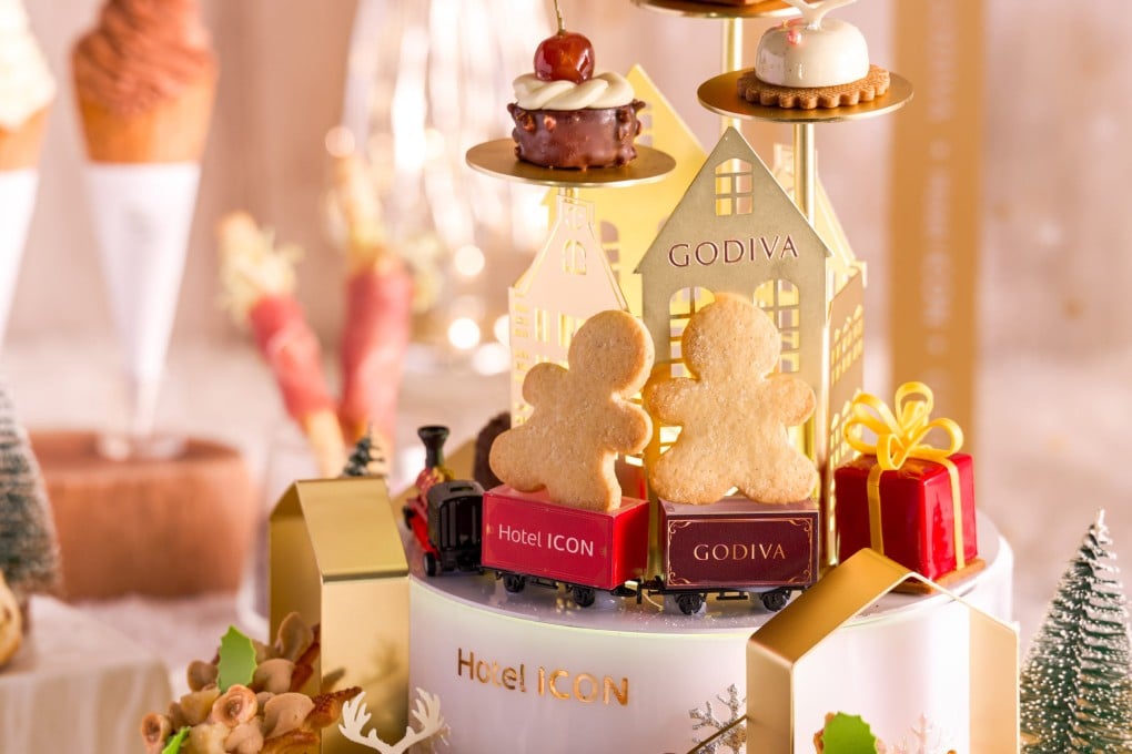 Chocolate brand Godiva has collaborated with Green, the lobby restaurant at Hotel Icon, to create a three-course tea set menu. Photo: Green