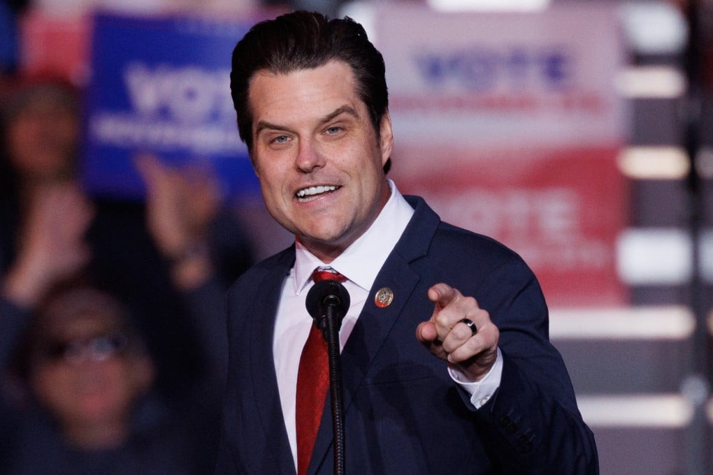 Matt Gaetz’s nomination was met with scepticism by some Senate Republicans. Photo: Reuters