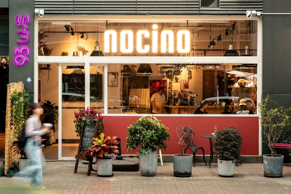 Nocino’s vibrant new location is situated on Wai Yip Street in Kwun Tong. Photo: Courtesy of Nocino