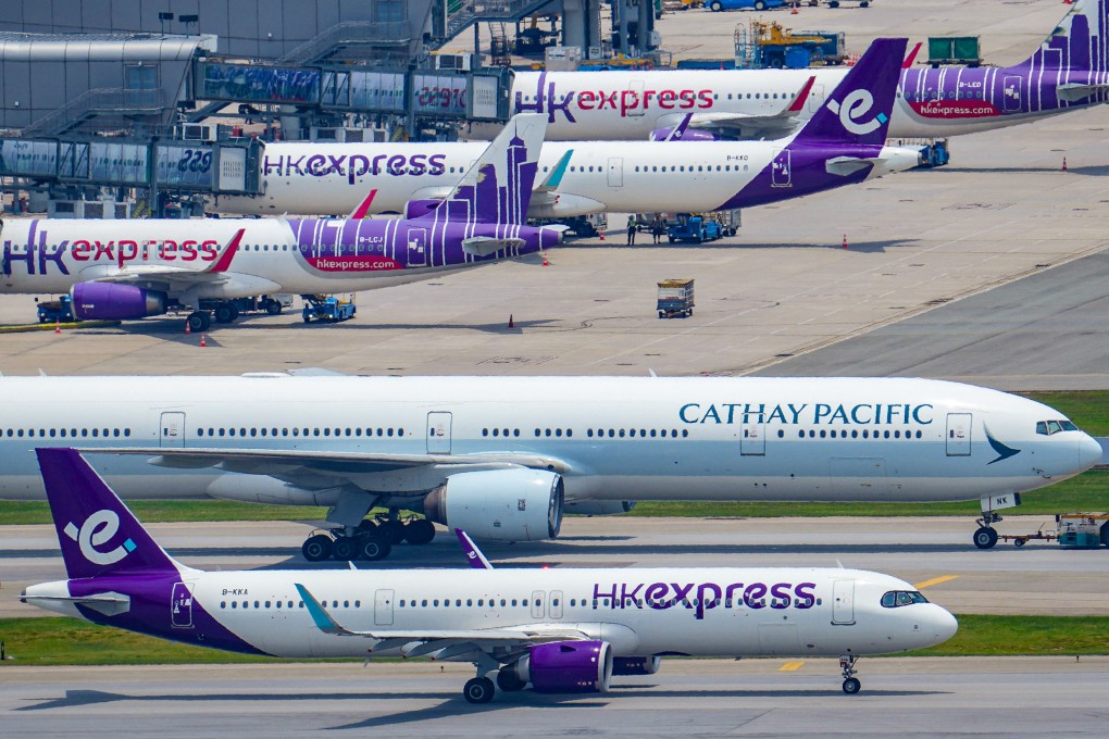 The HK Express tickets only include one small personal item and one piece of cabin baggage for the passenger. Photo: May Tse