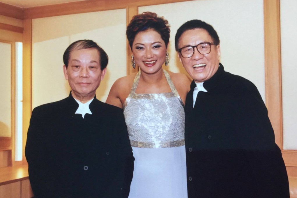 The Bund composer Joseph Koo (left), singer Frances Yip (centre) and lyricist James Wong in an undated image. Photo: Courtesy of Frances Yip