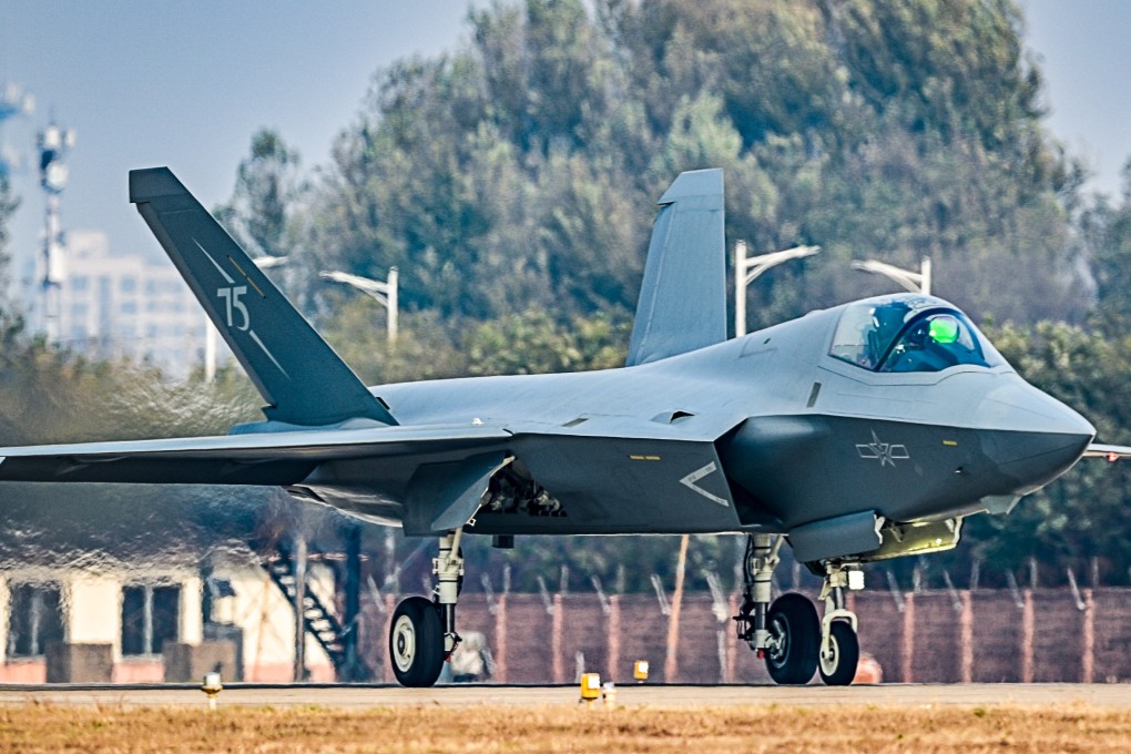 The J-35A made its debut at this week’s Zhuhai air show. Photo: CCTV