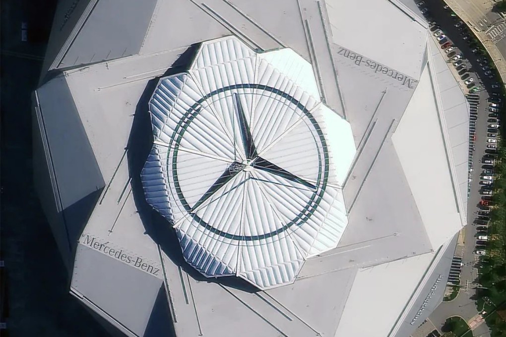 Image of an Atlanta stadium taken by Jilin-1 Gaofen 05B on Thursday. Photo: Chang Guang Satellite Technology