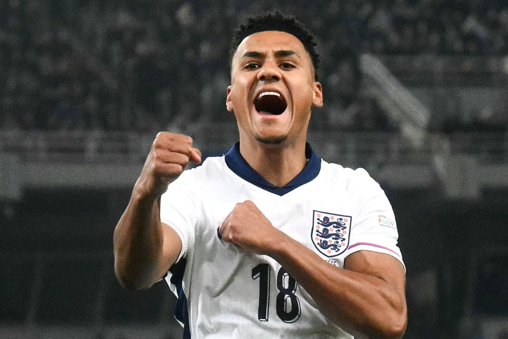 England’s Ollie Watkins made the most of his chance to start against Greece. Photo: AFP