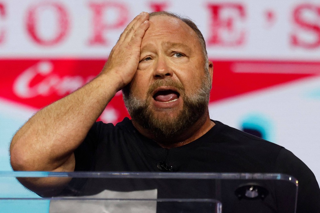 American conspiracy theorist Alex Jones. File photo: AFP
