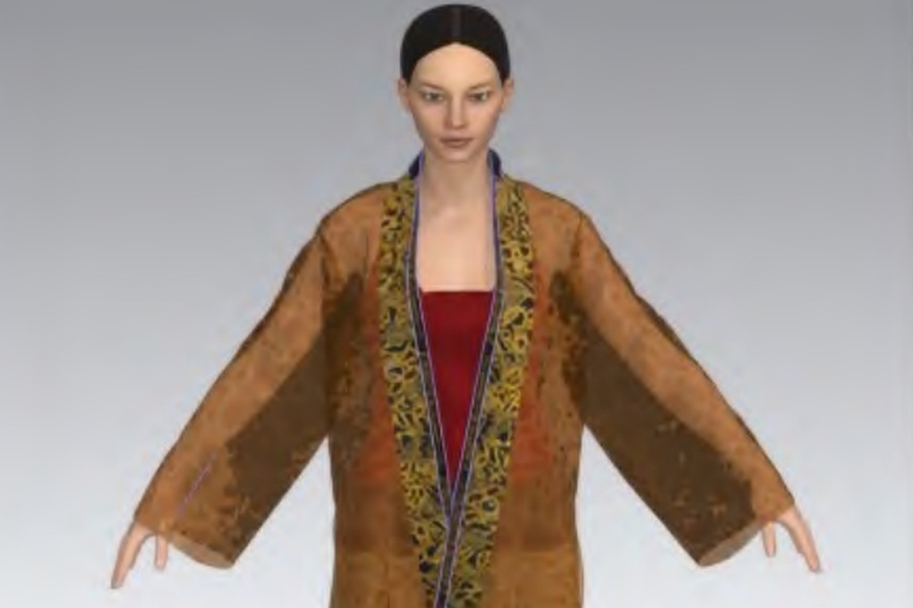 Chinese scientists have created a digital reconstruction of a wealthy woman’s clothing from the Southern Song dynasty. Photo: Wuhan Textile University