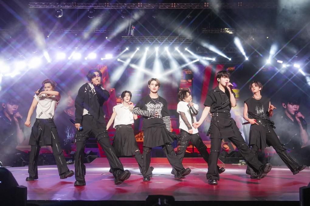 K-pop group Enhypen performs in Macau on January 26, 2024. Photo:  Belift Lab
