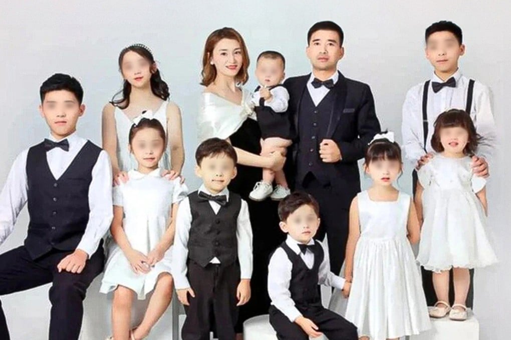 A woman in China has nine children and aims to have one for each Chinese zodiac sign to maximise her husband’s genetic contribution. Photo: Sohu