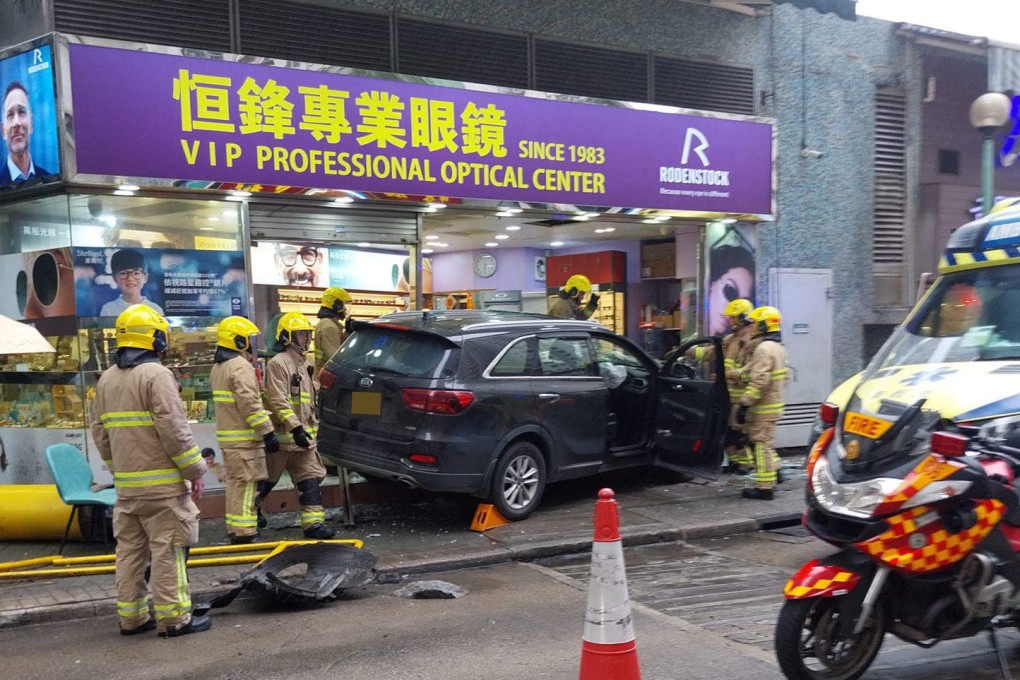Police said they received a report about the crash on Lung Mun Road at about 3.25pm on Friday. Photo: Facebook / @ Bosco Chu