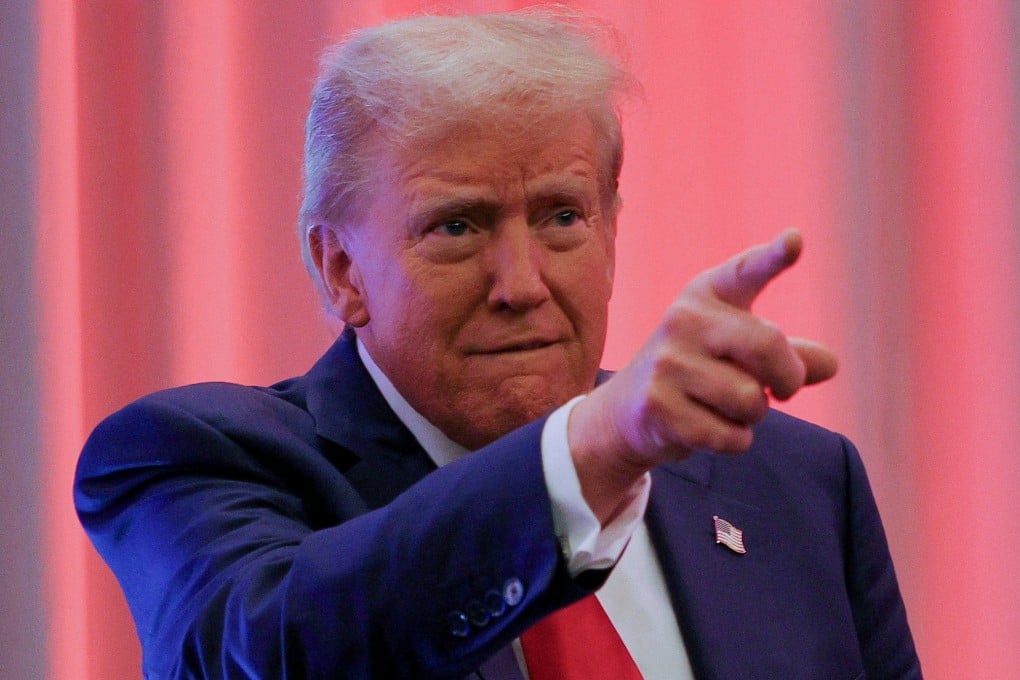 US President-elect Donald Trump gestures as he meets House Republicans on Capitol Hill on Wednesday. Photo: Reuters