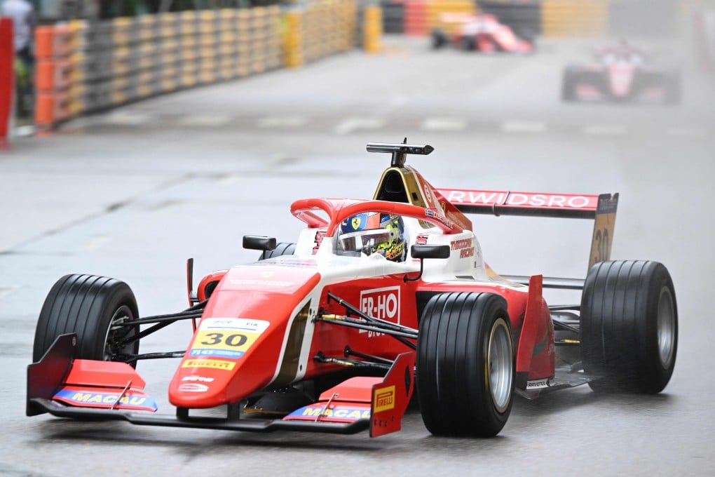 SJM Theodore Prema Racing driver Dino Beganovic during the FIA FR World Cup second practise session of the 71st Macau Grand Prix. Photo: AFP