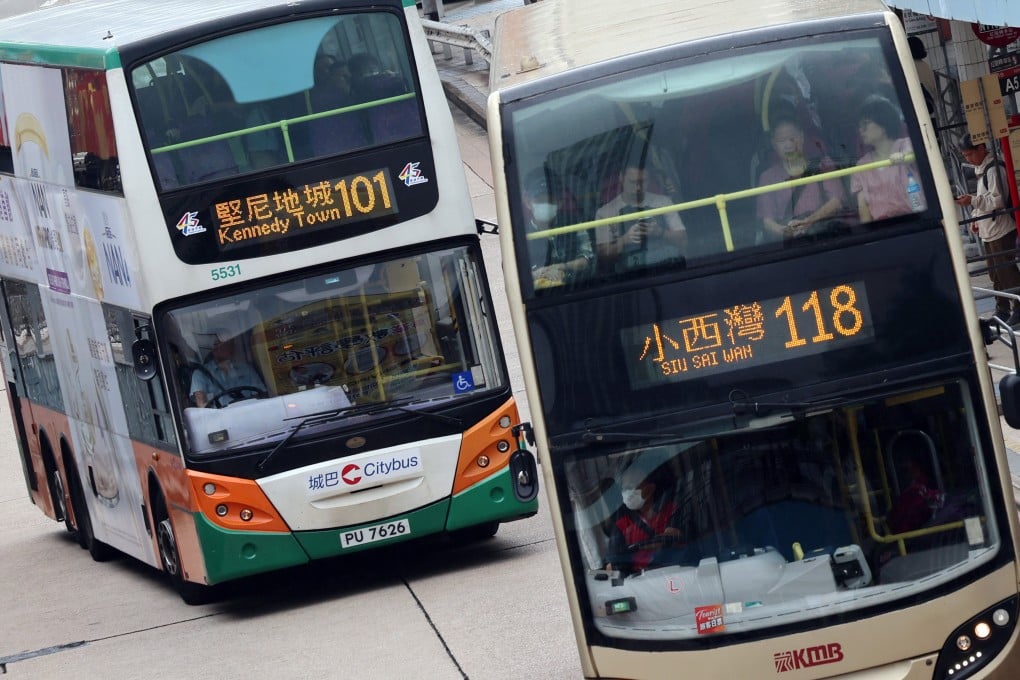 Citybus and KMB have applied to increase fares by 9.5 percent and 6.5 per cent, respectively. Photo: Jelly Tse