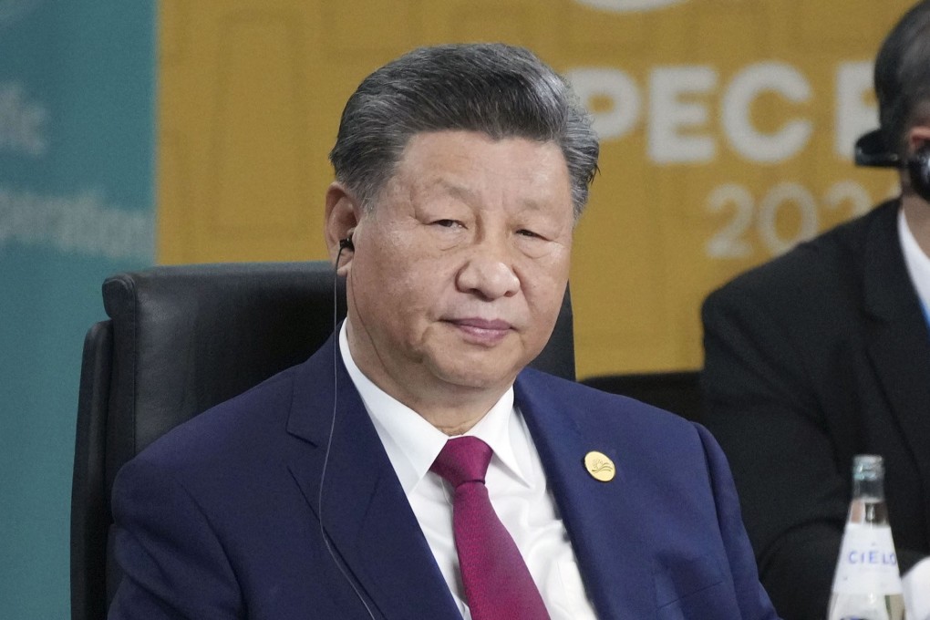 Chinese President Xi Jinping is seen at the Apec Economic Cooperation forum summit in Lima on Saturday. Photo: Kyodo