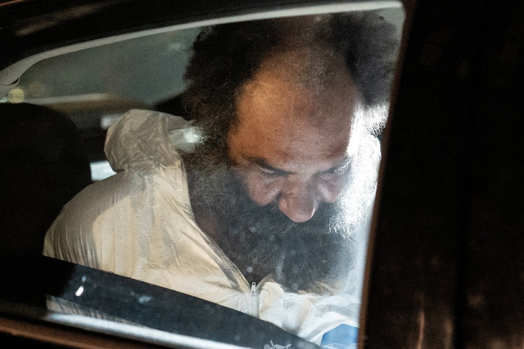 The New York City stabbing spree suspect after his arrest. Photo: Reuters