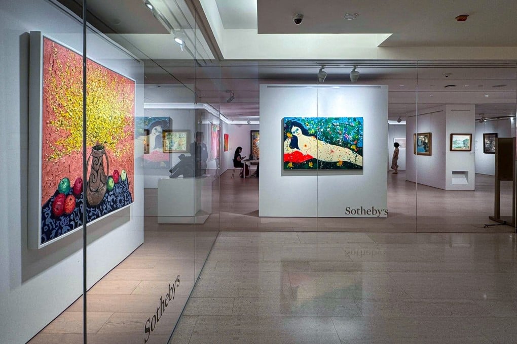 A view of Sotheby’s new space in Hong Kong. Photo: Facebook