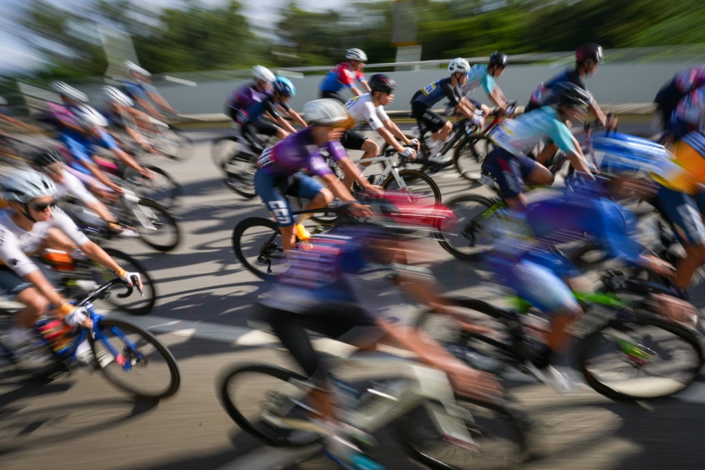 The road cycling competition is the only National Games sporting event being held across Guangdong province, Hong Kong and Macau. Photo: Eugene Lee