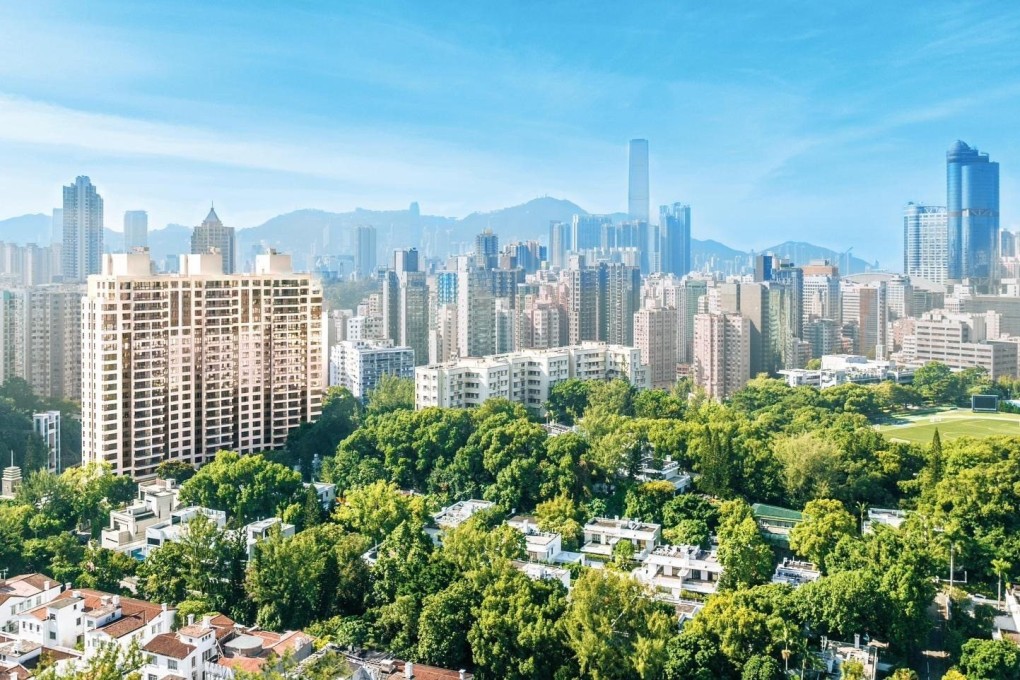 St. George’s Mansion (high-rise on the left) is nestled in the Ho Man Tin area. Photo: Sino Land